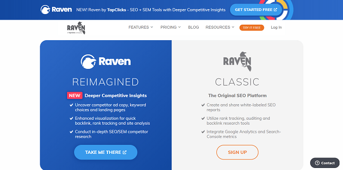 site da raven tools