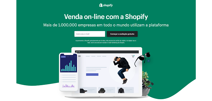 venda online com a shopify