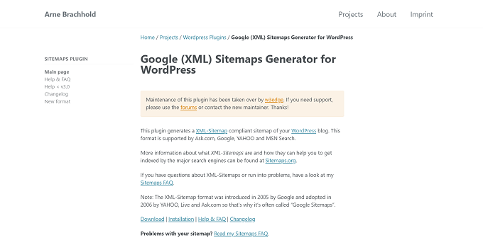 google xml sitemaps generator