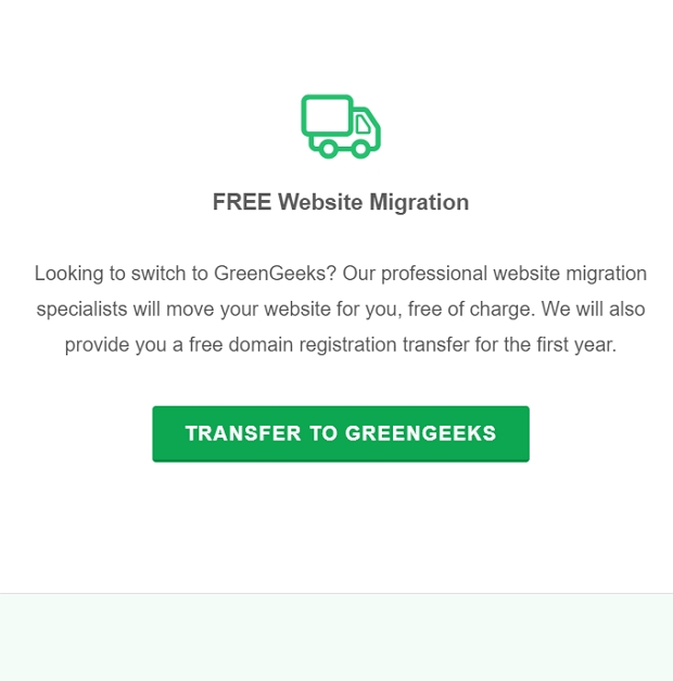 transferências gratuitas de sites da greengeeks